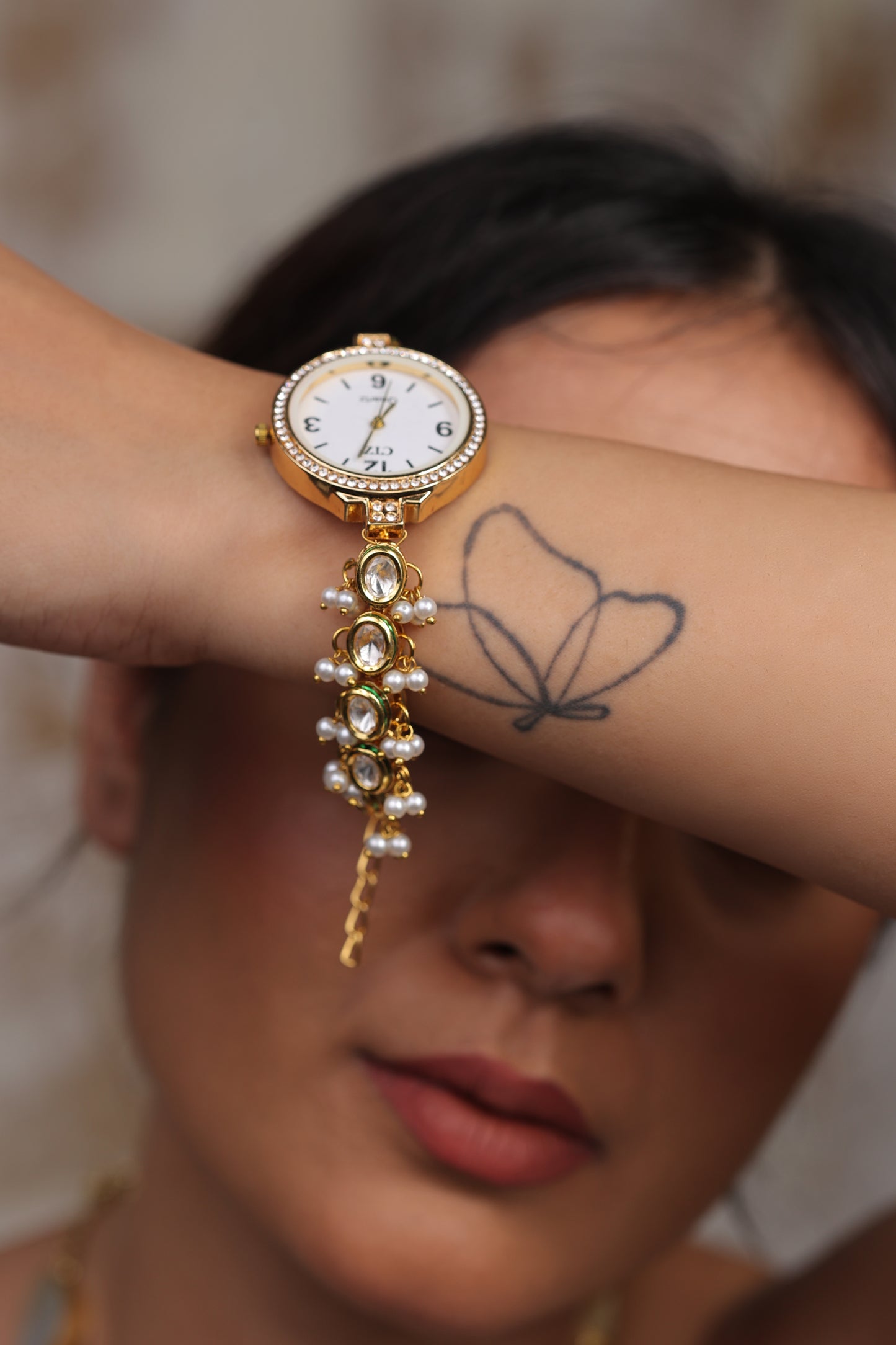 Regalith Eternal Charm Pachi Kundan Watch