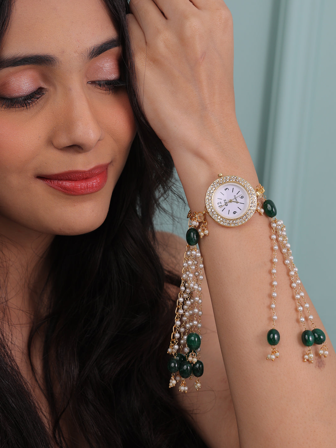 Serene Chronos Pearl-Quartz Signature Watch