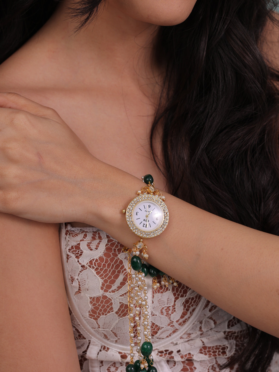 Serene Chronos Pearl-Quartz Signature Watch