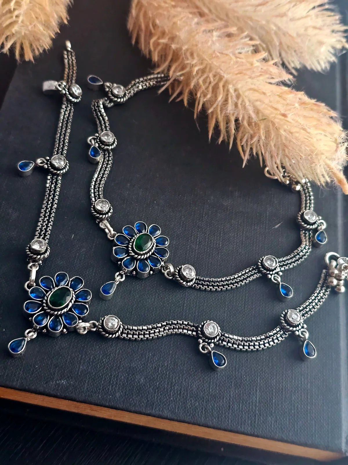 Sanya Timeless Grace German Silver Anklet