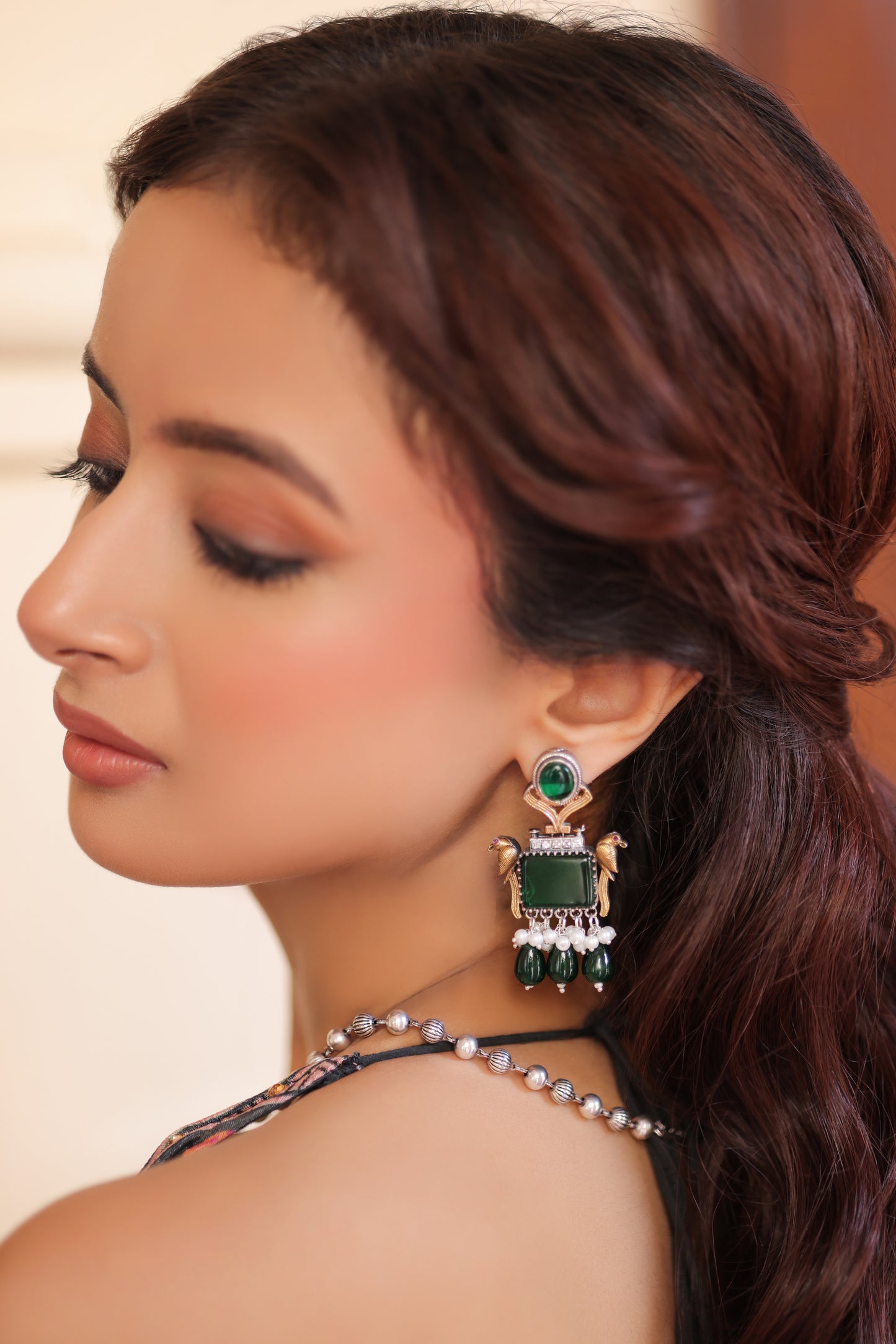 Emerald Regal Heritage Necklace Set