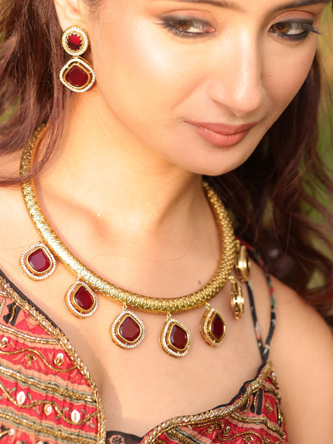 Crimson Crown Hasuli Set