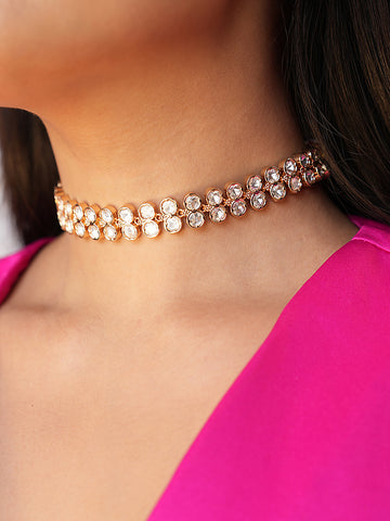 Araya Kundan Studded Choker Set