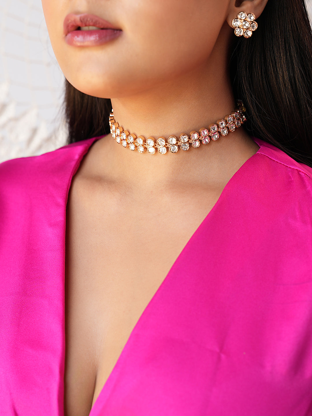 Araya Kundan Studded Choker Set