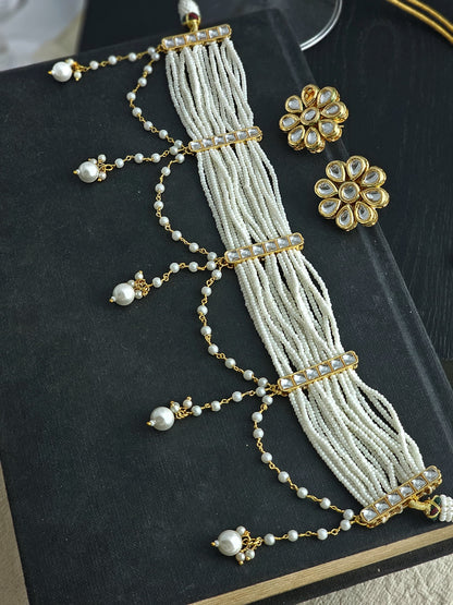 Regal Pearl Kundan Choker