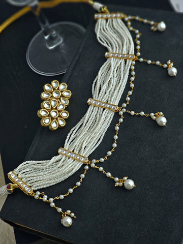 Regal Pearl Kundan Choker
