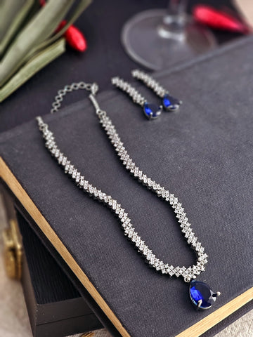 Sapphire Dream Necklace Set