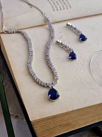 Sapphire Dream Necklace Set