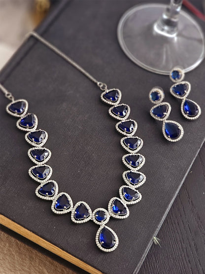 Blue Majesty Necklace Set