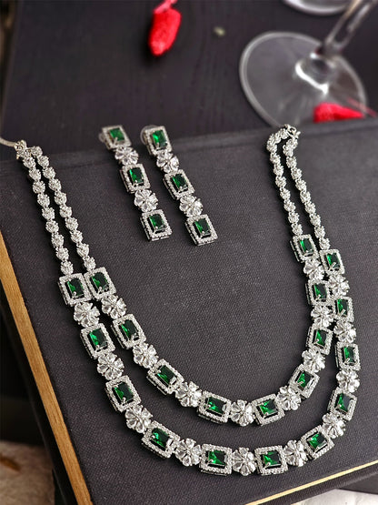 Viridian Charm Necklace Set