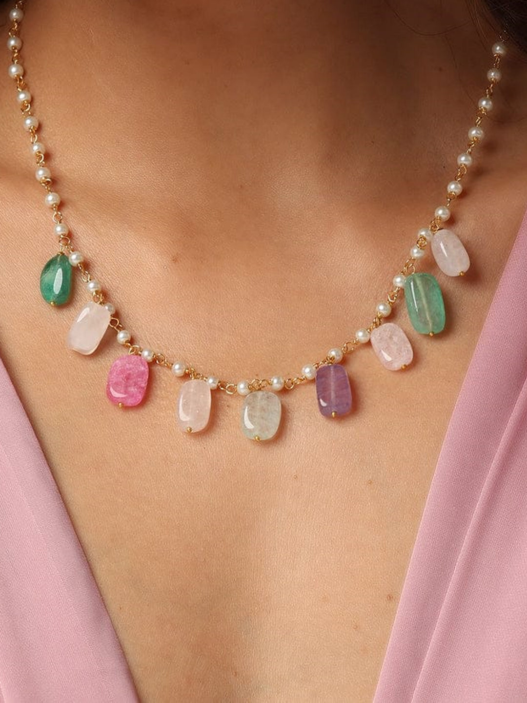 Prism Light Quartz Necklace