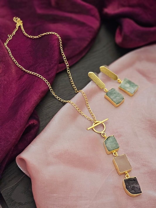 Vanya Eternal Earth’s Embrace Harmony Pendant Jewelry Set