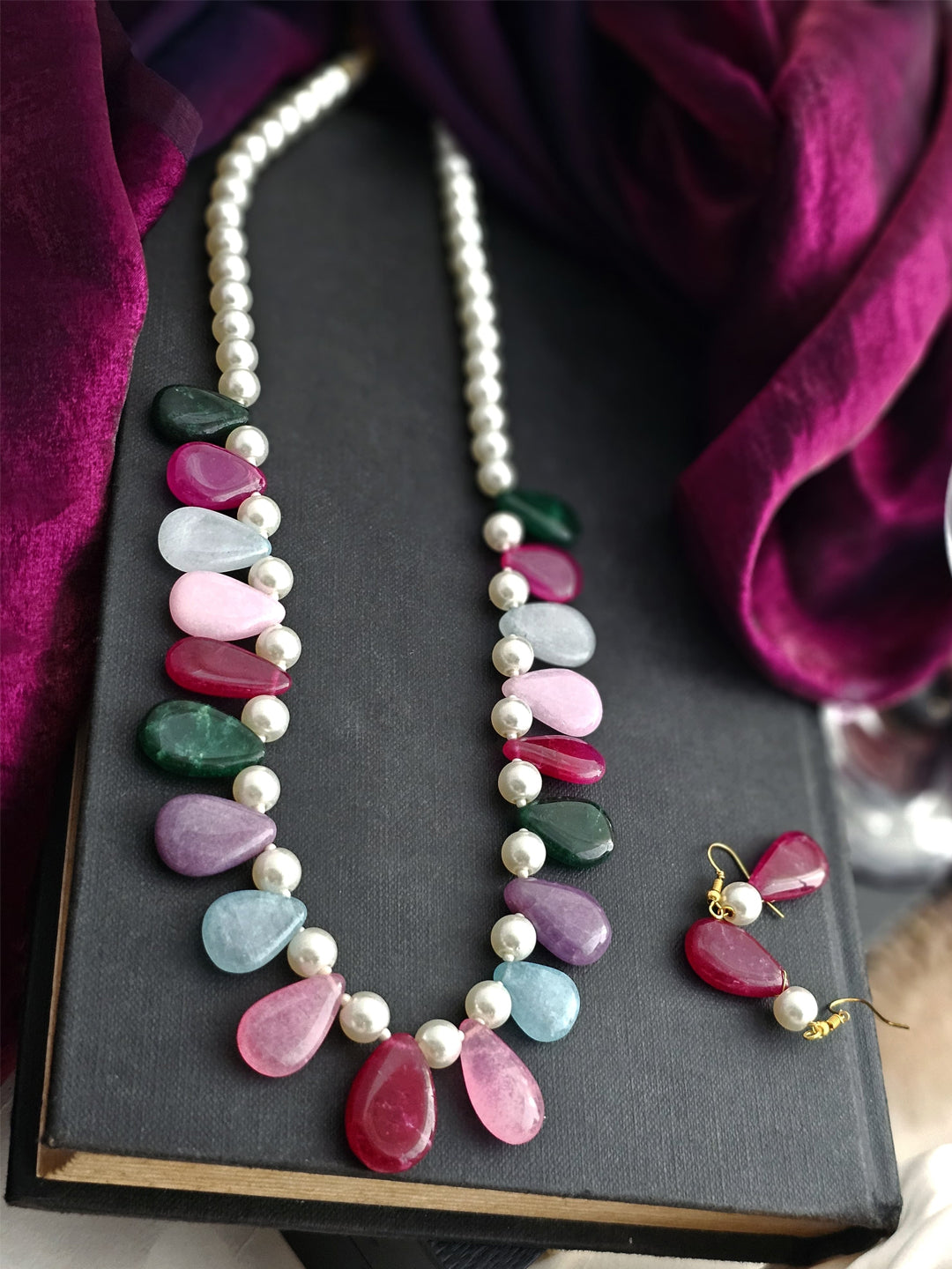 Cascade Radiance Quartz Necklace Set