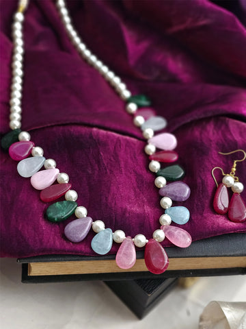 Cascade Radiance Quartz Necklace Set