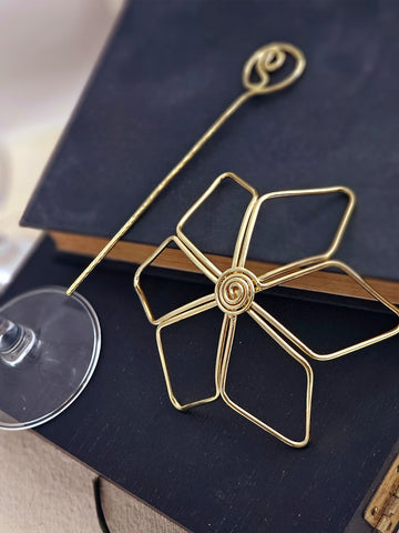 Samaira Ornate Golden Geo Hair Bun Cage