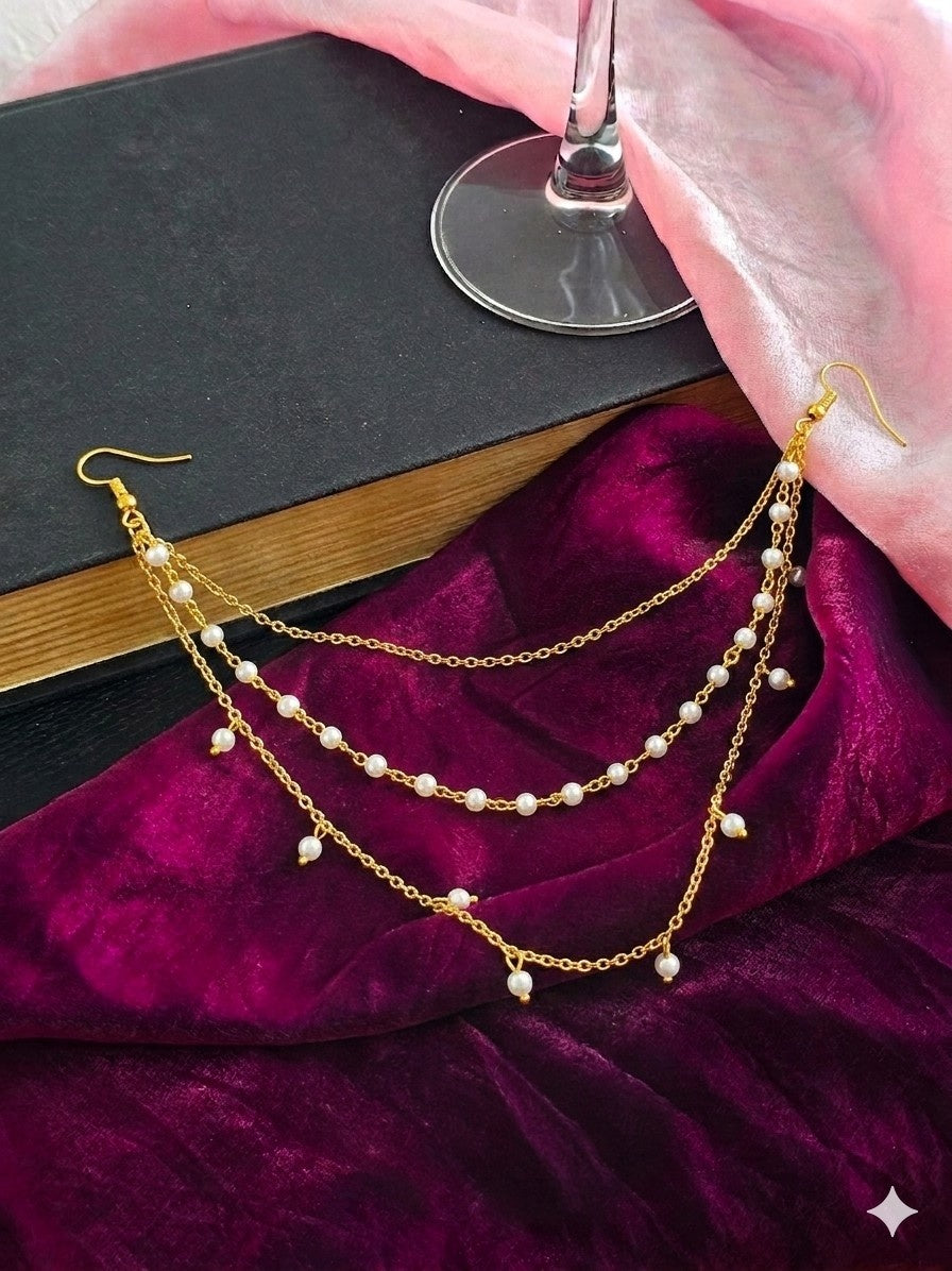 Pearl Veil Hair Chain
