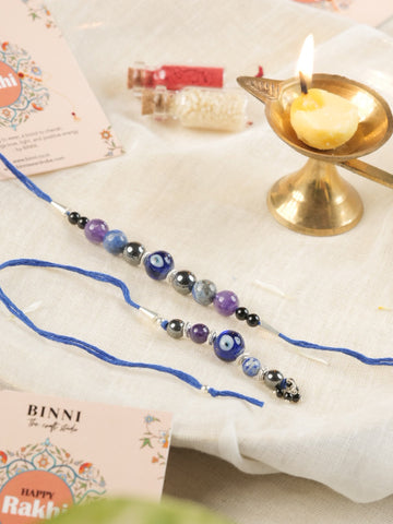 Evil Eye Protection Rakhi Combo