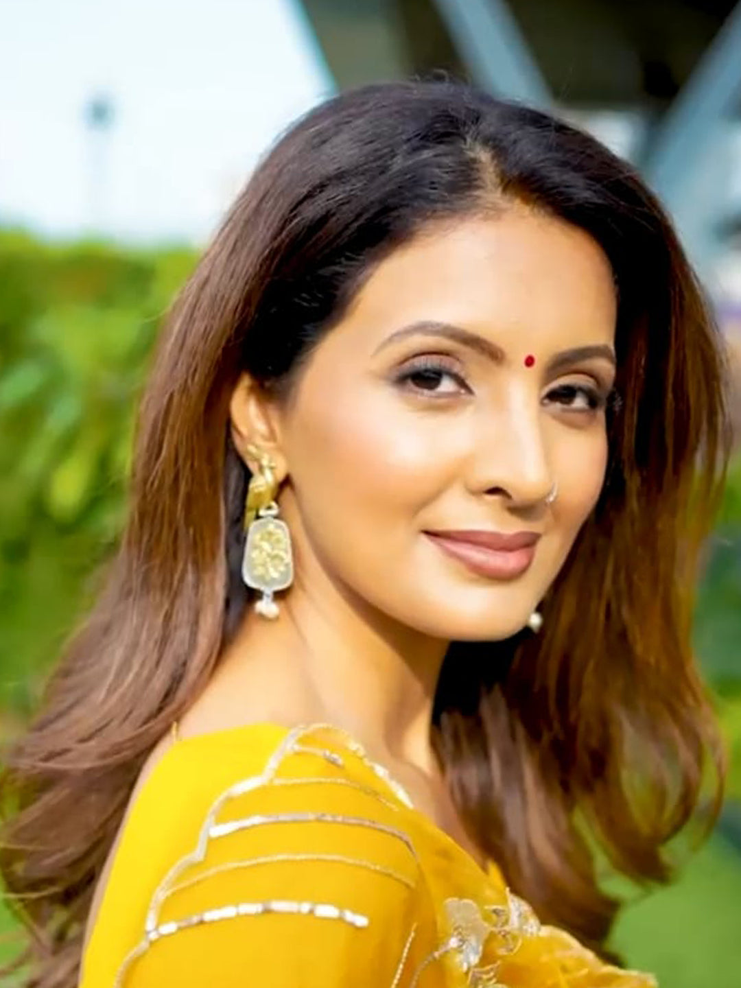 Arishta Majestic Golden Flight Eternal Grace Stud Earrings