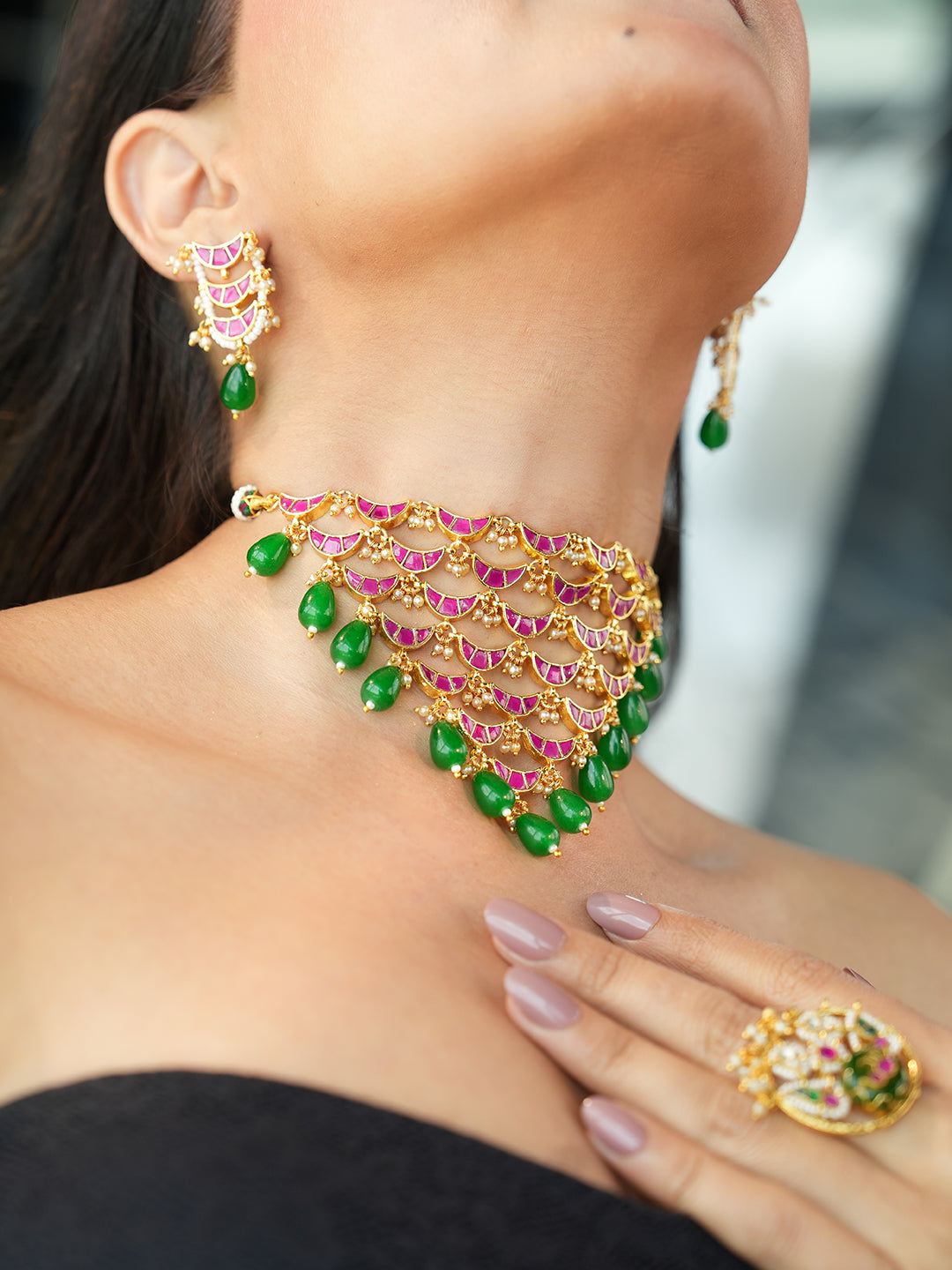 The Moonveil Necklace Set