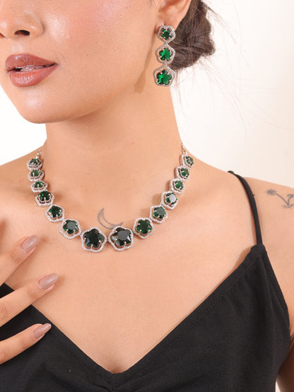 Emerald Dusk Necklace Set