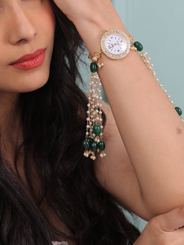 Serene Chronos Pearl-Quartz Signature Watch