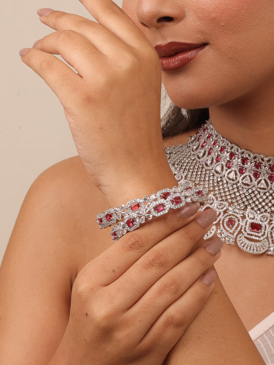 Blush Glow AD Bangles