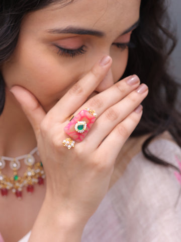 Rosella Eternal Charm Pachi Stone Ring