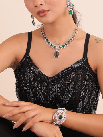 Emerald Royale AD Jewelry Set