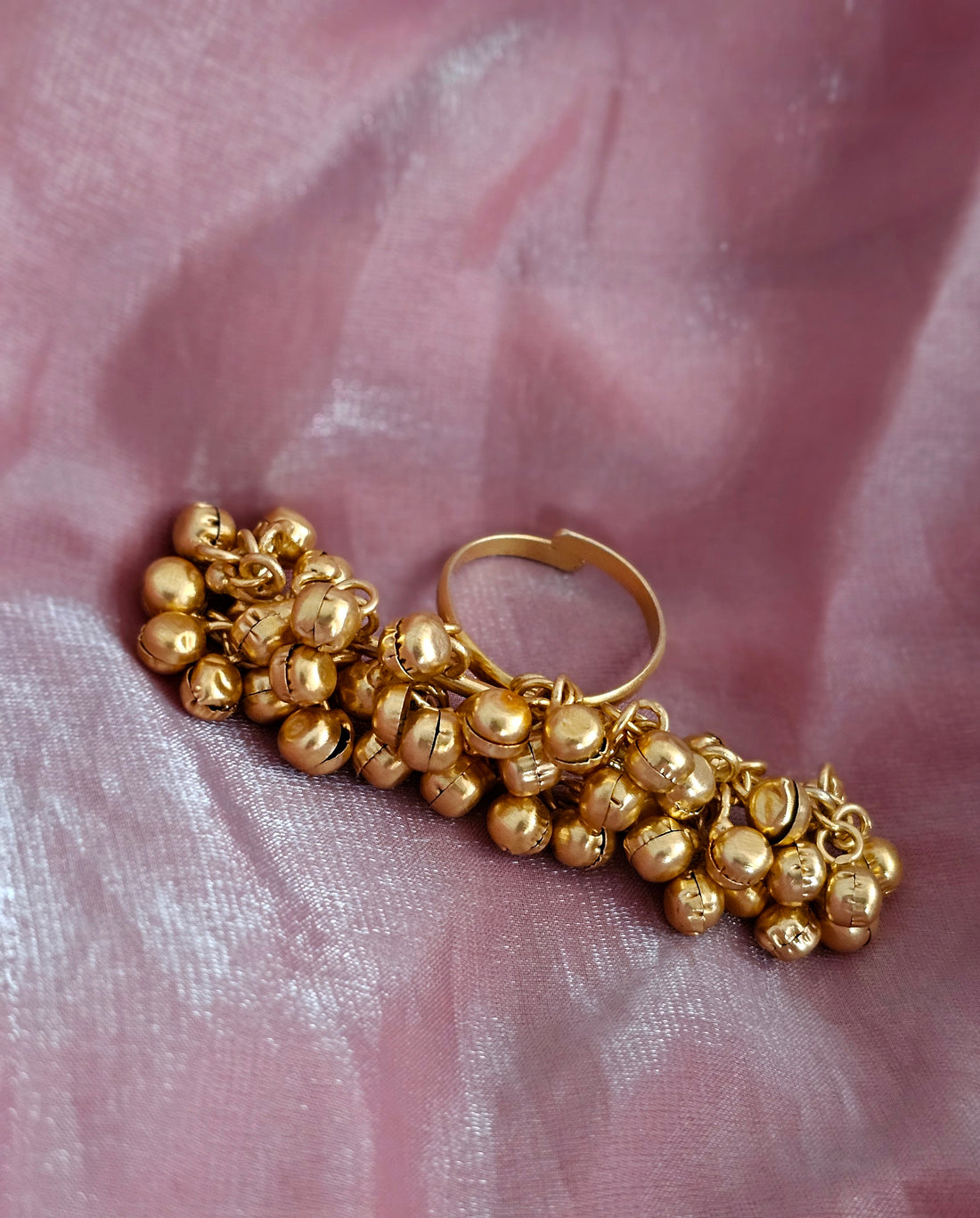 Golden Ghungroo Harmony Ring