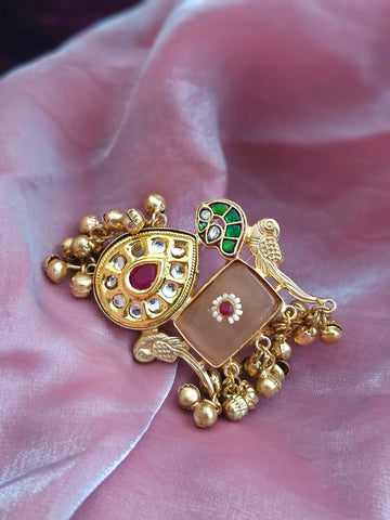 Heritage Ruby Petal Ring With pink stone