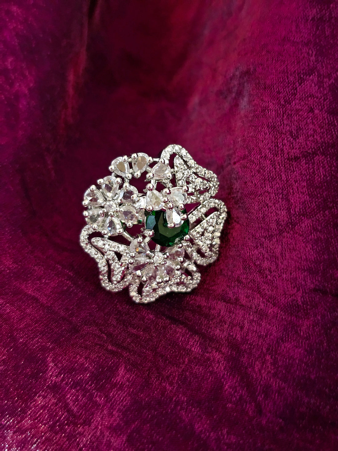 Emerald Bloom AD Ring