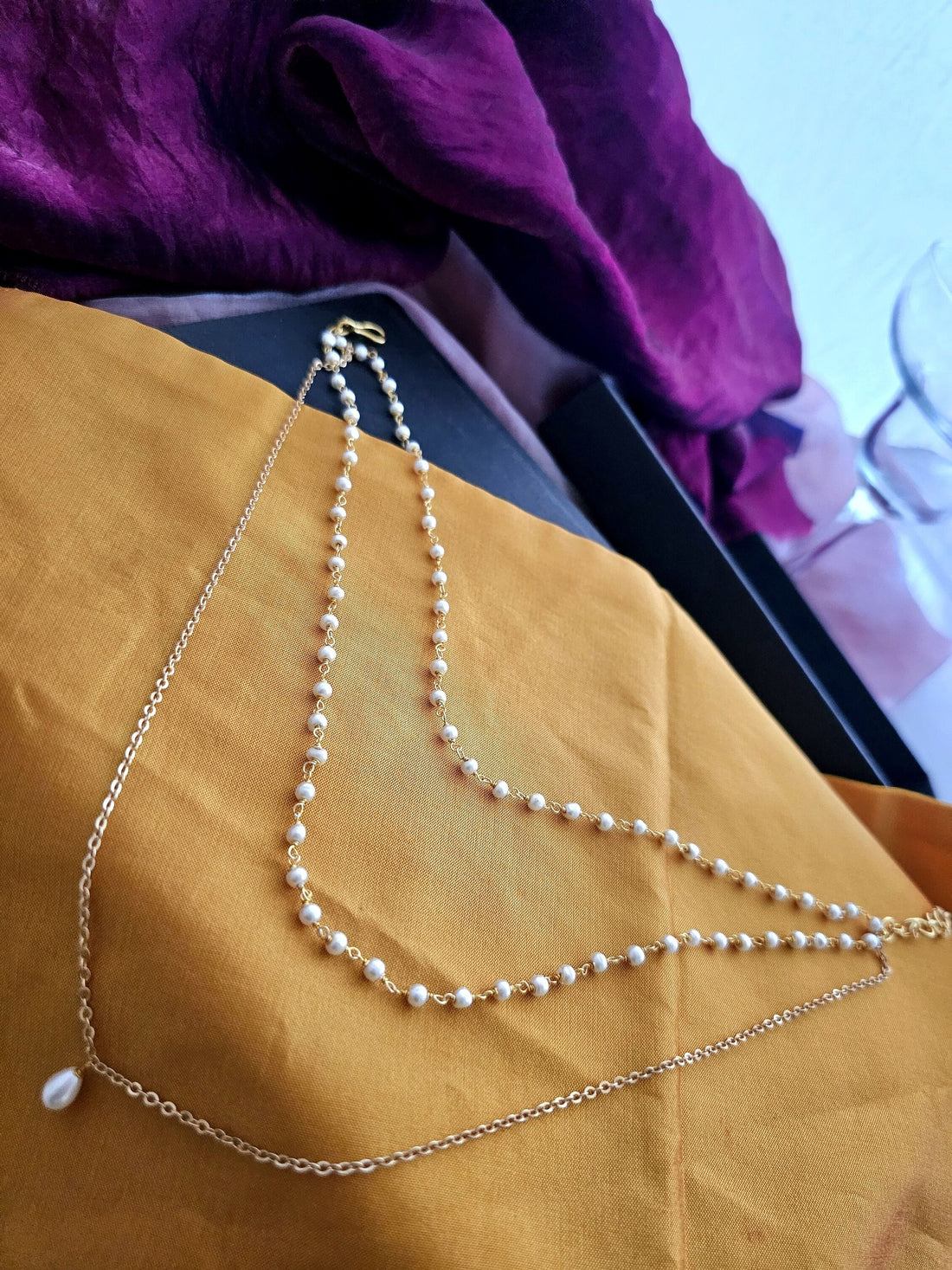 Pearl Whisper Layered Necklace