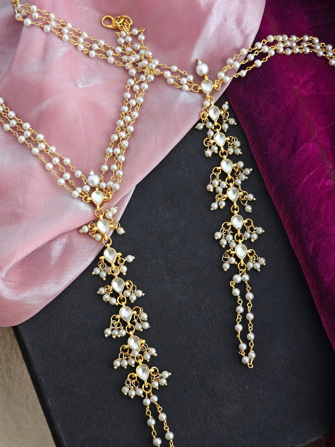 Pearl Vine Anklets