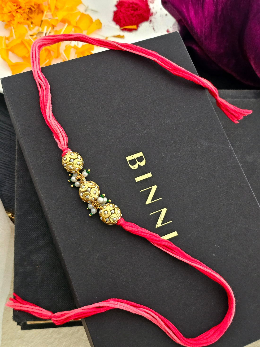 Golden Grace Rakhi