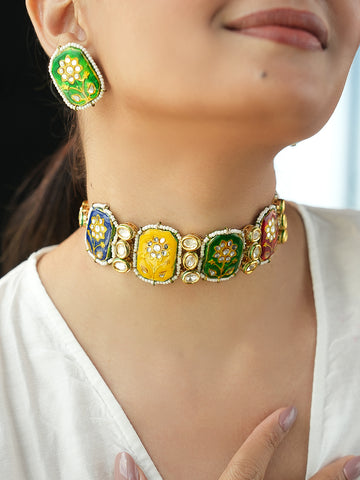 The Multicolour Heritage Choker Set