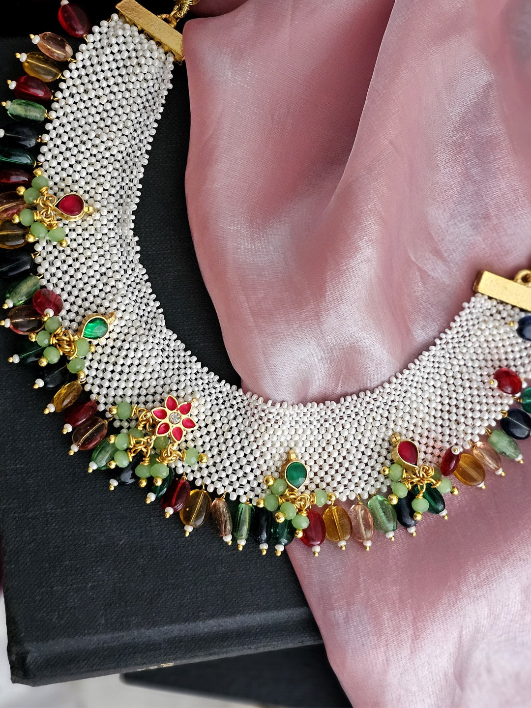 Samaira Celestial Prismatic Onyx Necklace