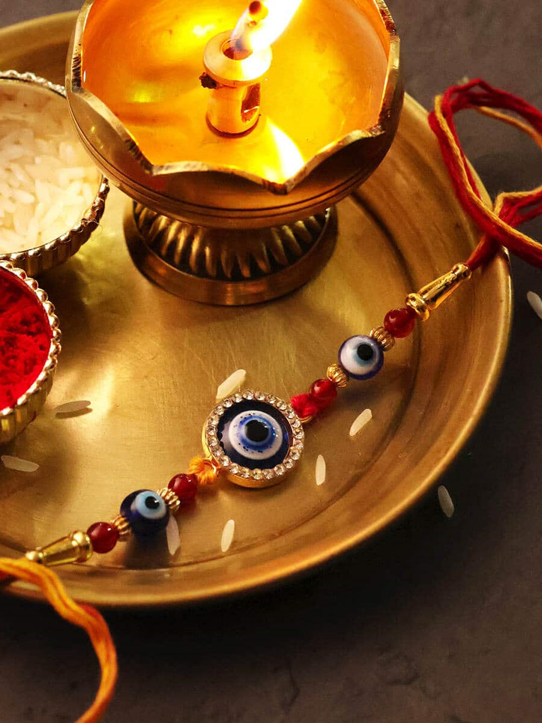 Diamond Evil Eye Rakhi