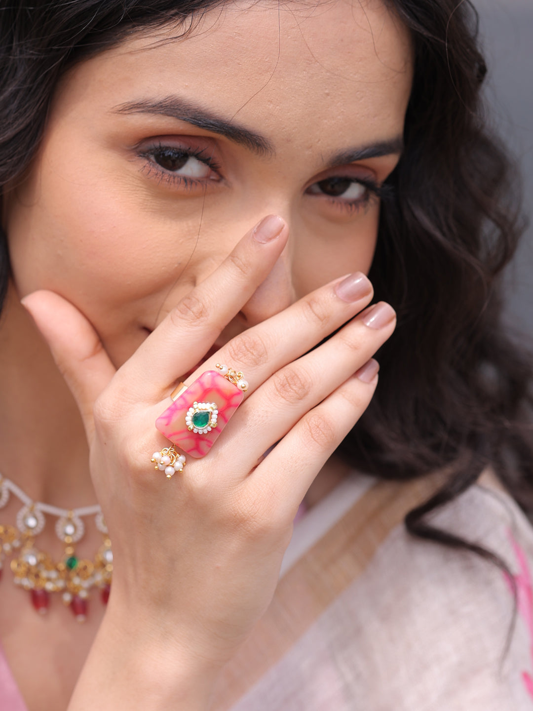 Rosella Eternal Charm Pachi Stone Ring