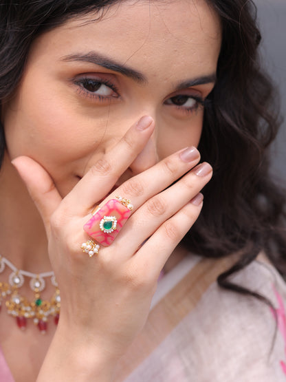Rosella Eternal Charm Pachi Stone Ring