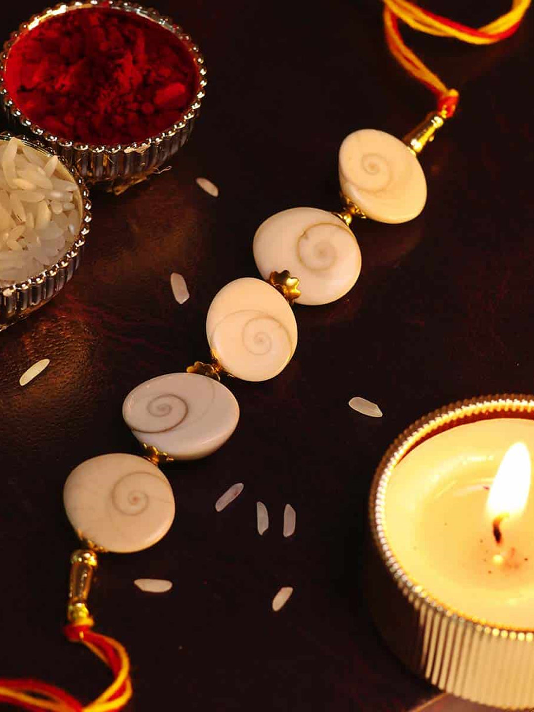 Divine Blessings Gomti Chakra Rakhi - single