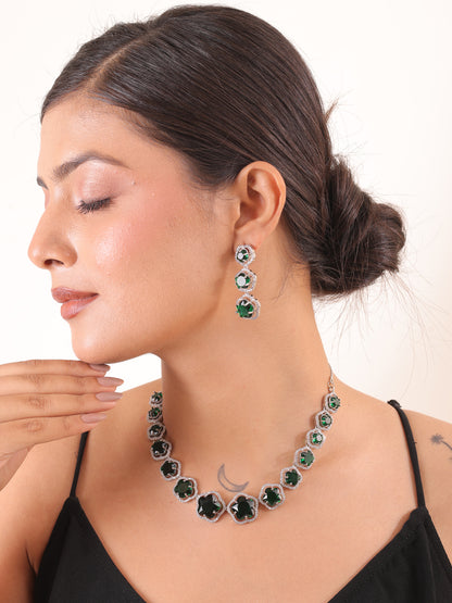 Emerald Dusk Necklace Set