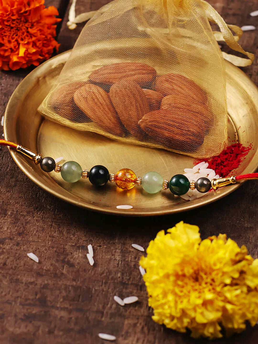 Money Magnet Beads Rakhi