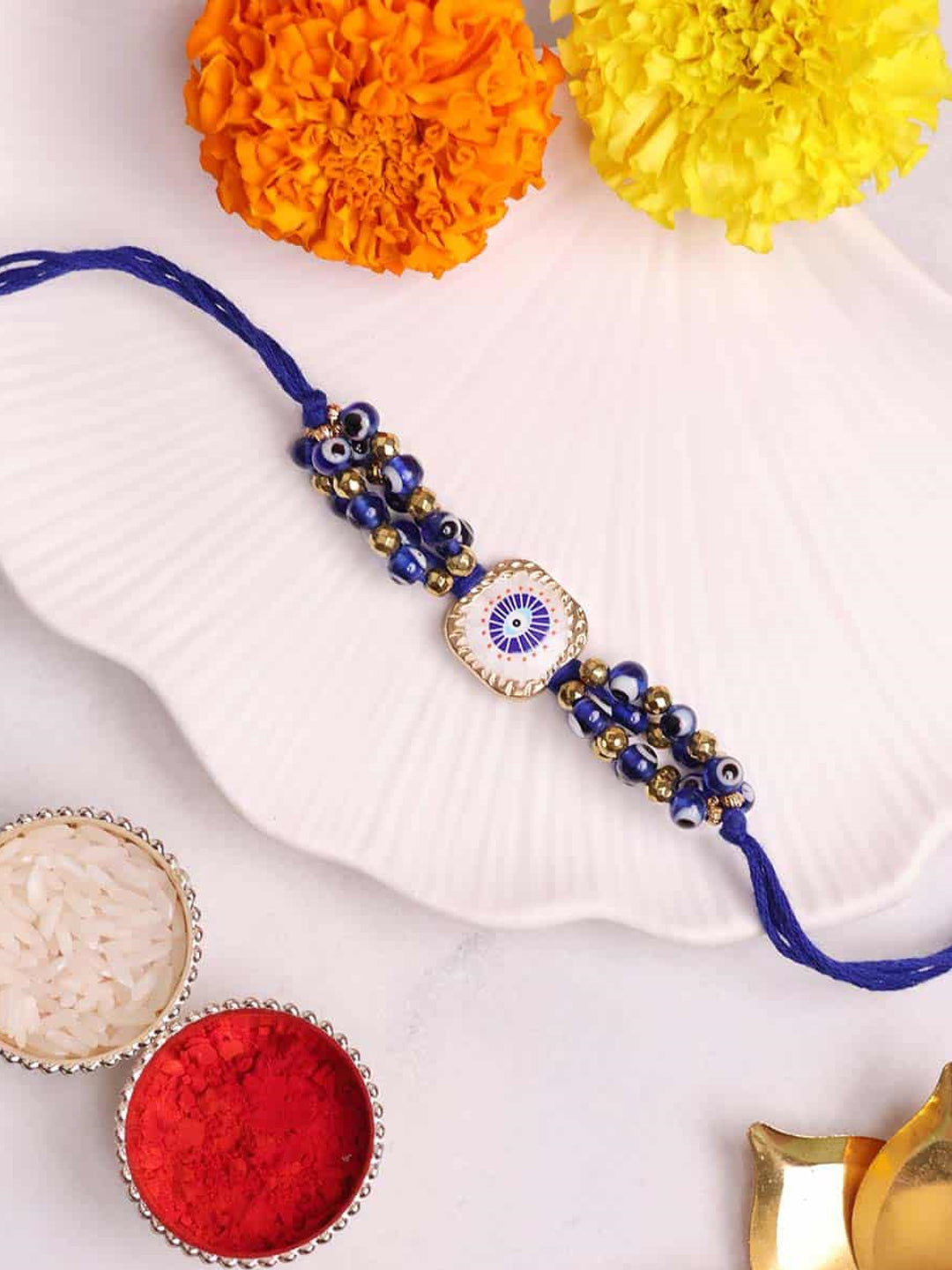Evil Eye with Hematite Rakhi