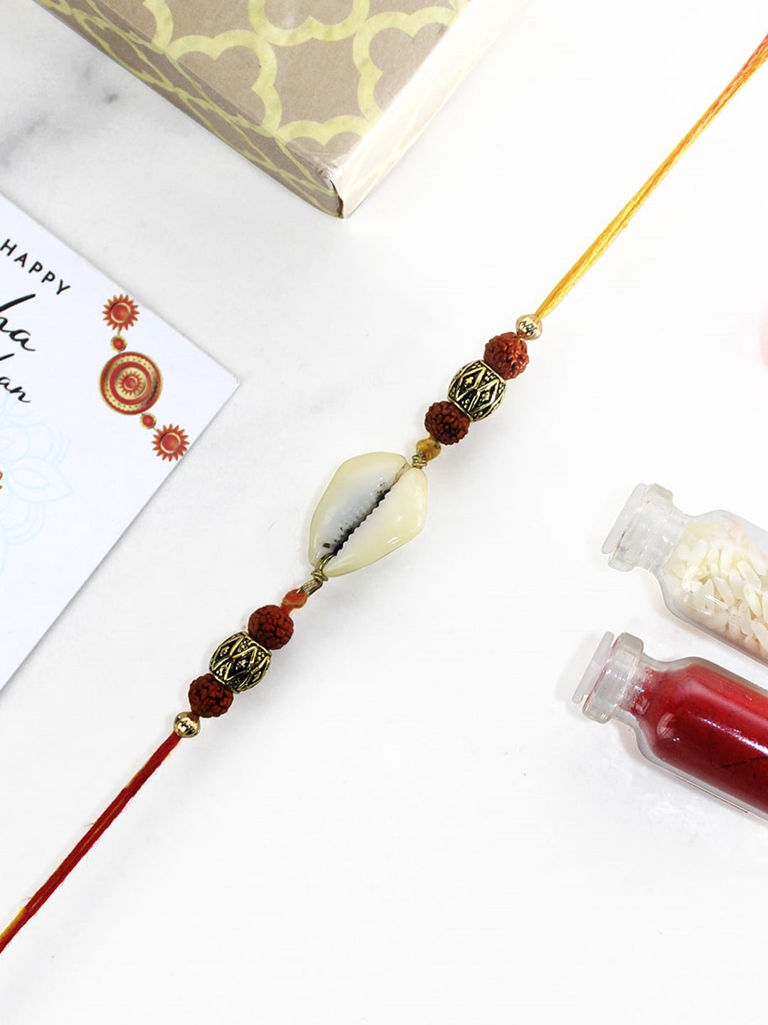 Laxmi Kaudi Rudraksha Rakhi