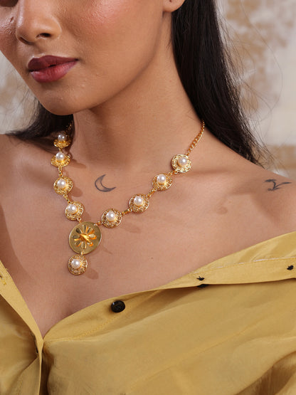 Amara Eternal Fleur Pearl Symphony Necklace