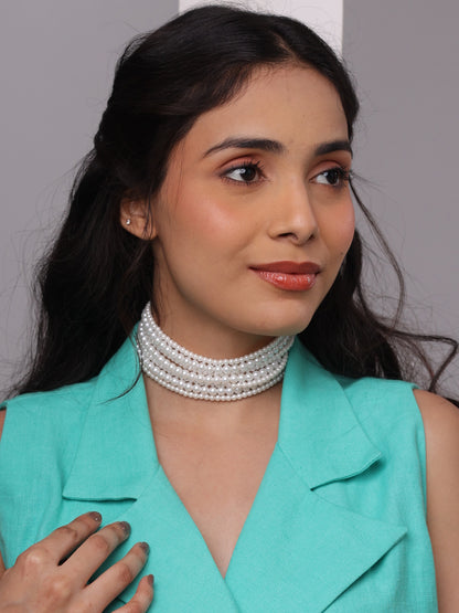 Sorelle Majestic Pearl Cascade Layered Grace Choker