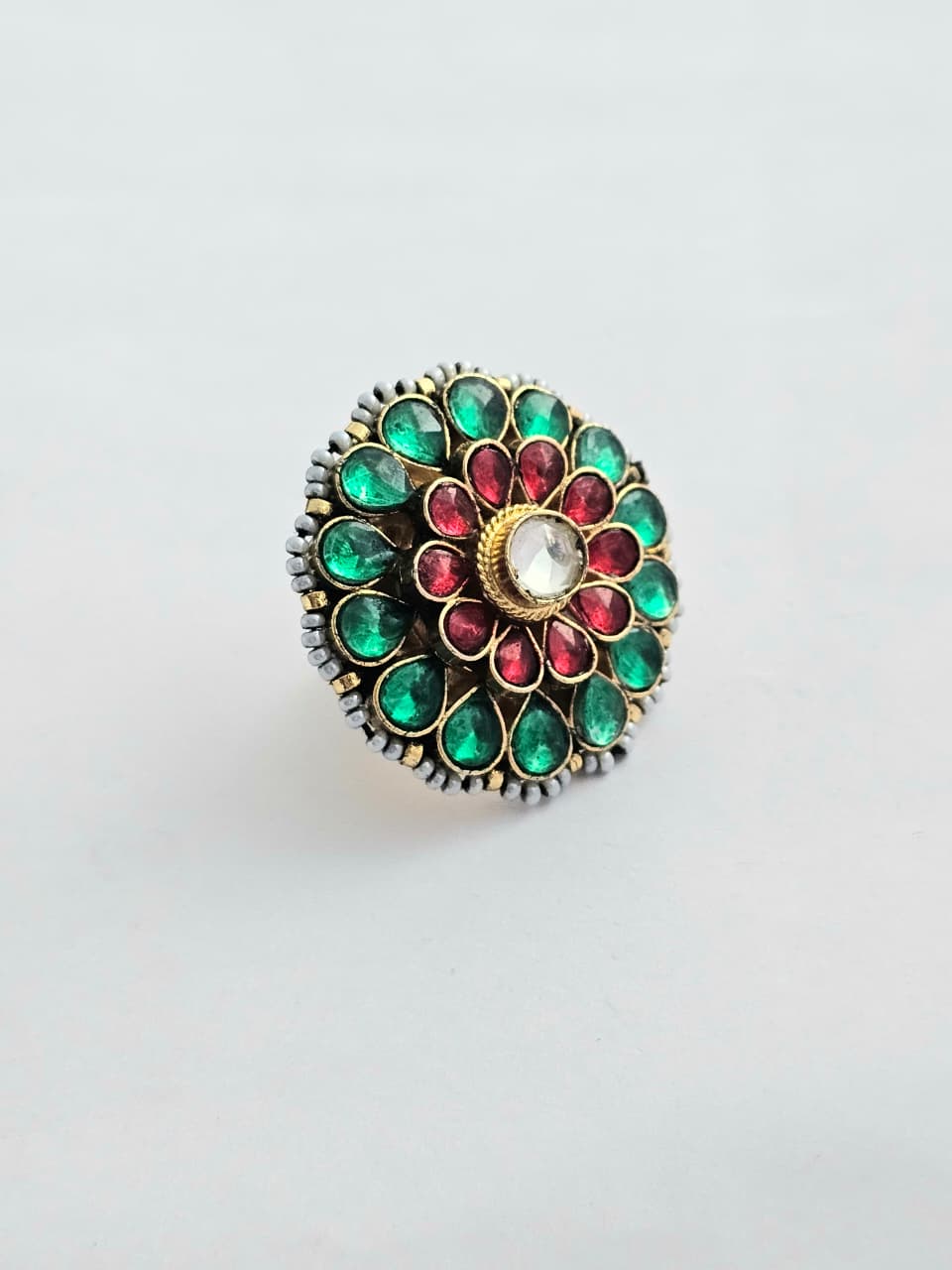 Kshanika Kundan Royale Mystique Ring