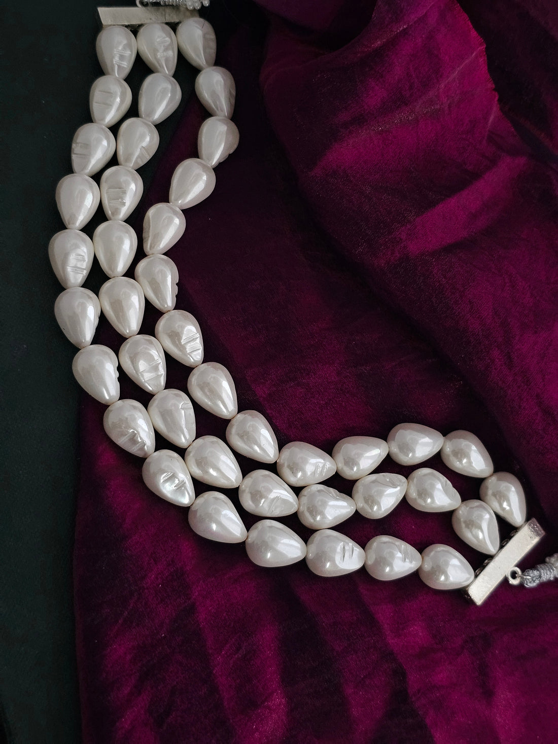 Dewdrop Elegance Pearl Choker