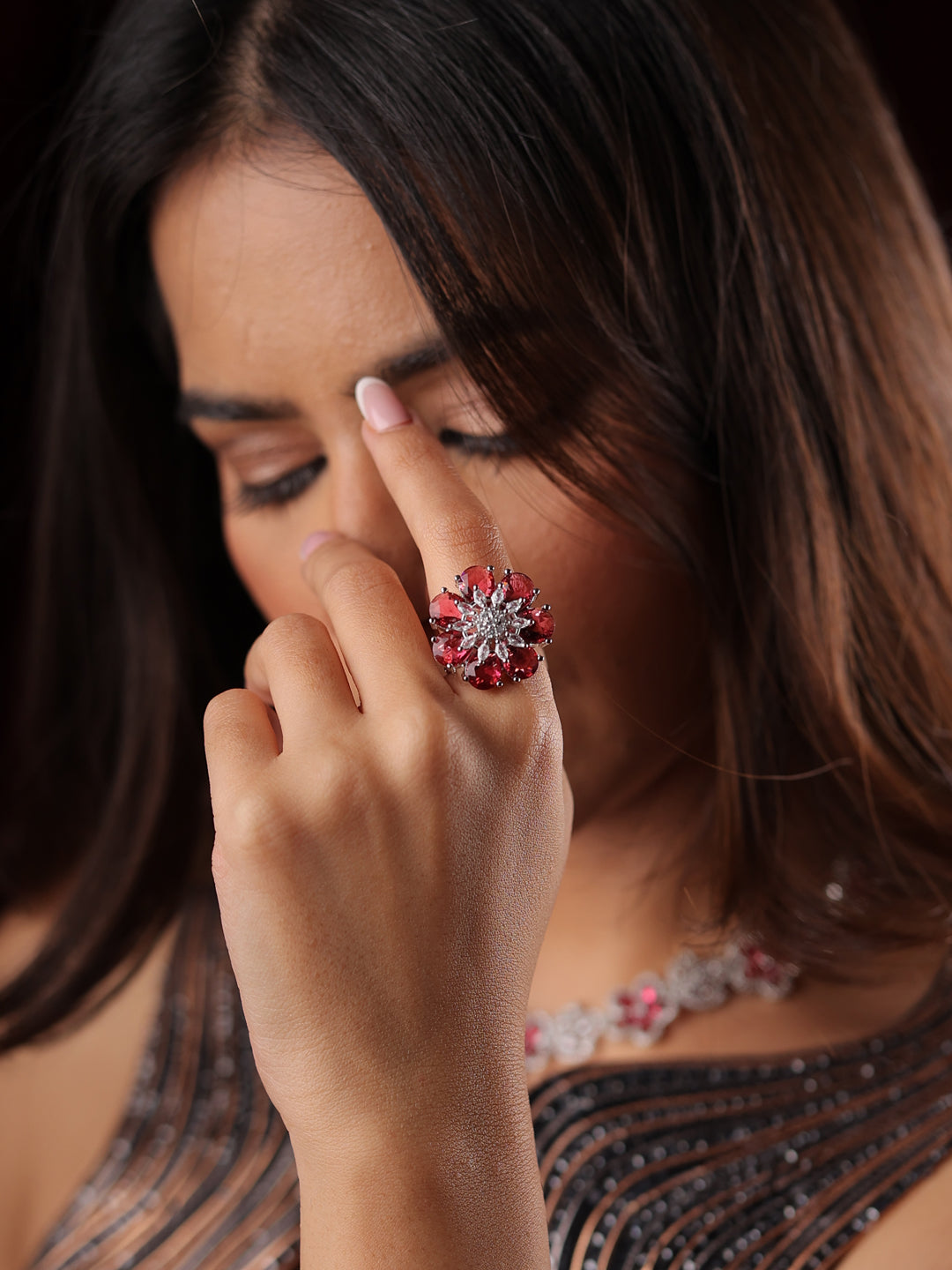 Blush Petal AD Ring
