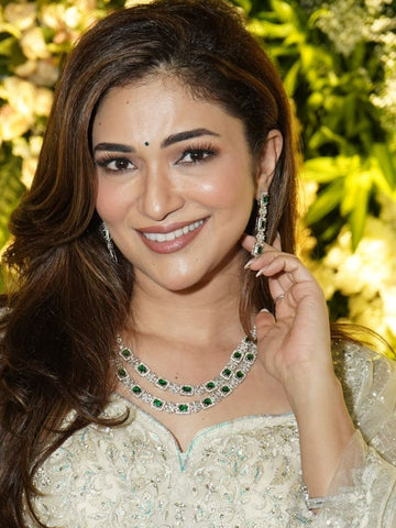 Viridian Charm Necklace Set